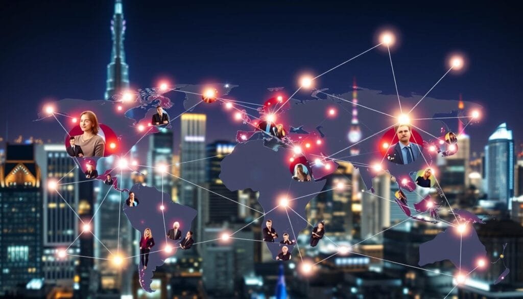 networking-global-1024x585 Networking na Carreira: Dicas para criar uma rede de contatos profissional nas redes sociais.